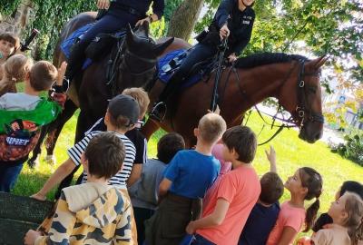 Setkání s jízdní policií